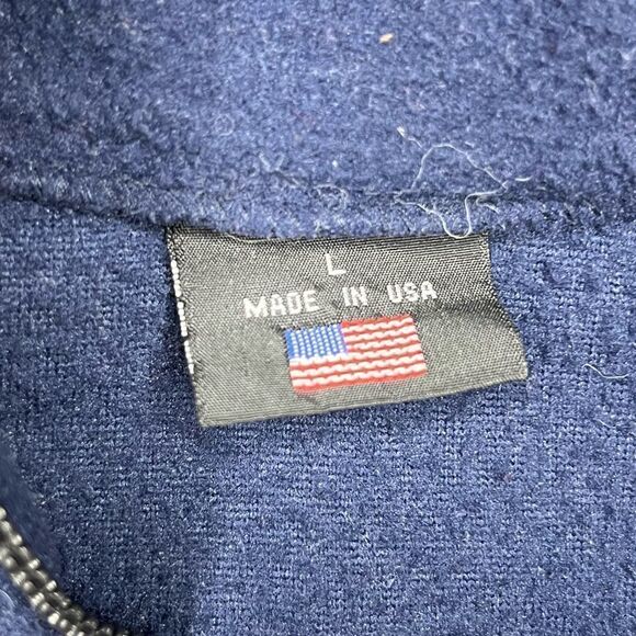 USA Olympic Navy fleece jacket sz Large - Picture 2 of 6